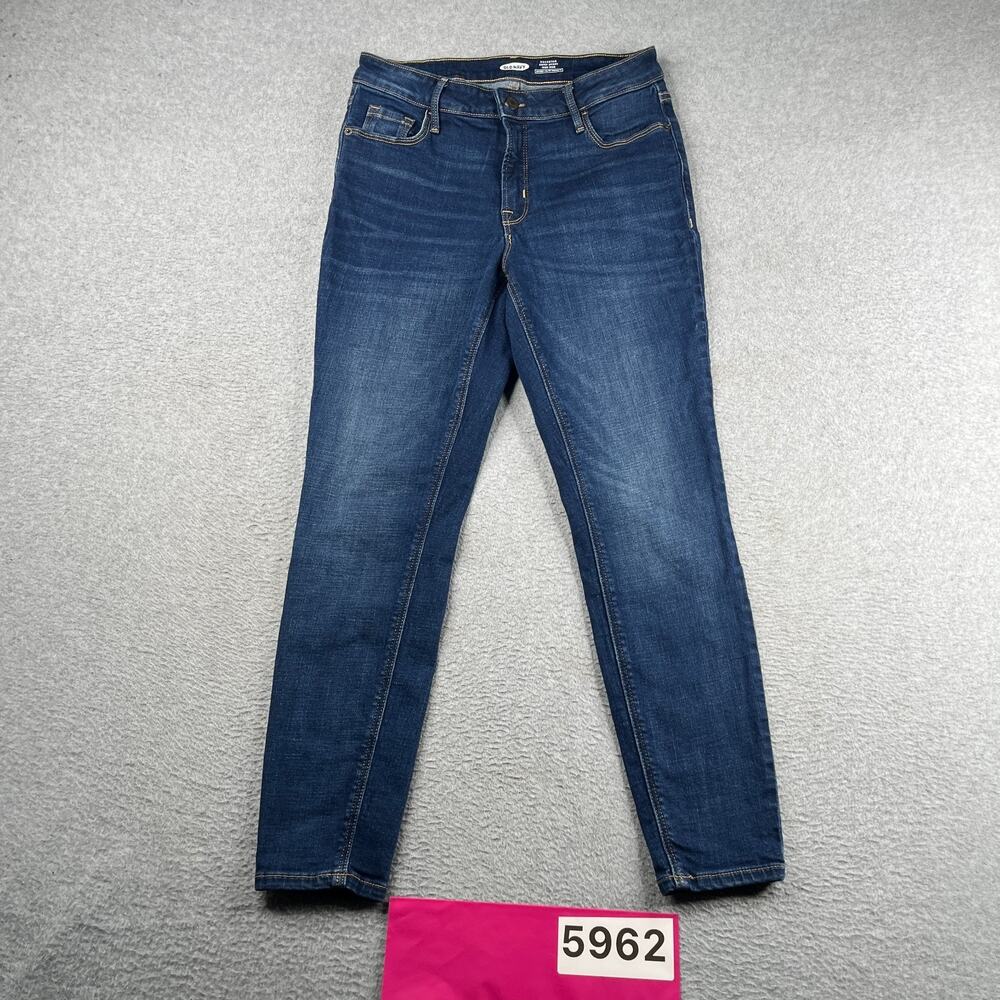 Old Navy Rockstar Denim Jeans Super Skinny High Rise Womens Size 6 Short